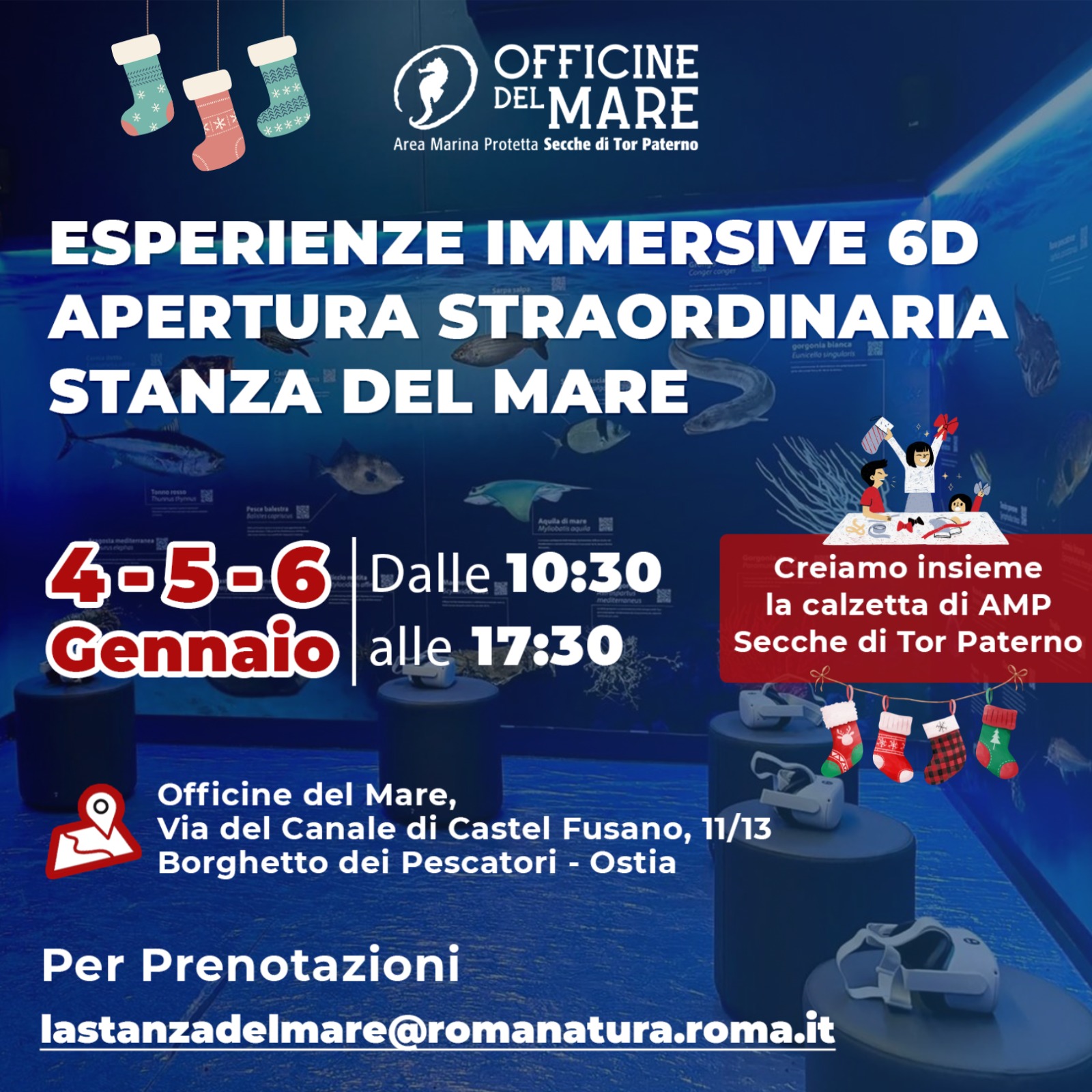 La Stanza del Mare vi aspetta per festeggiare l’Epifania