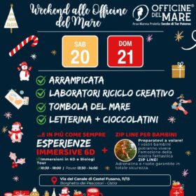 esperienze Officine del Mare 20-21 Dicembre