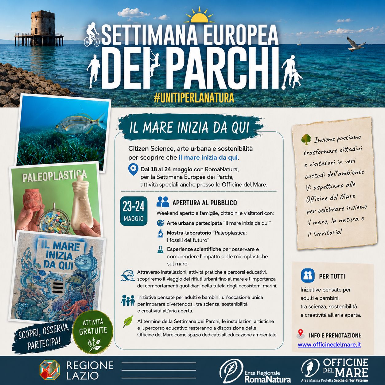 Settimana Europea Parchi 2026 - AMP-RomaNatura